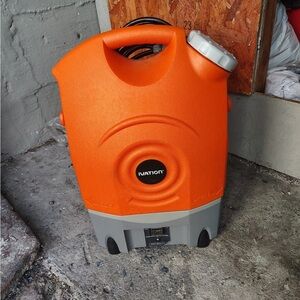 Ivation Portable Outdoor Washer in Orange and Gray
